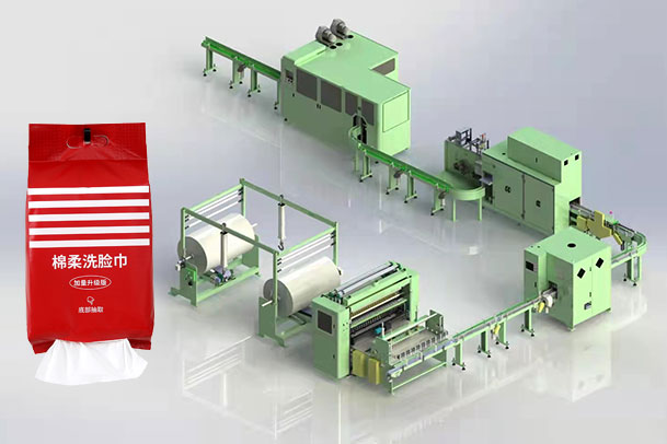 斯普萊洗臉巾設備新品，底部抽洗臉巾設備